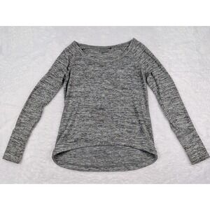 Athleta Sweater Women's S‎ Heathered Gray Pullover Long Sleeve